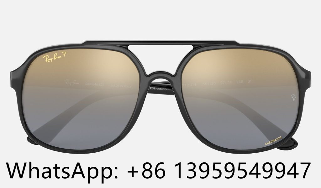Ray-Ban RB4312 Chromance sunglasses with Silver Mirror Chromance Black